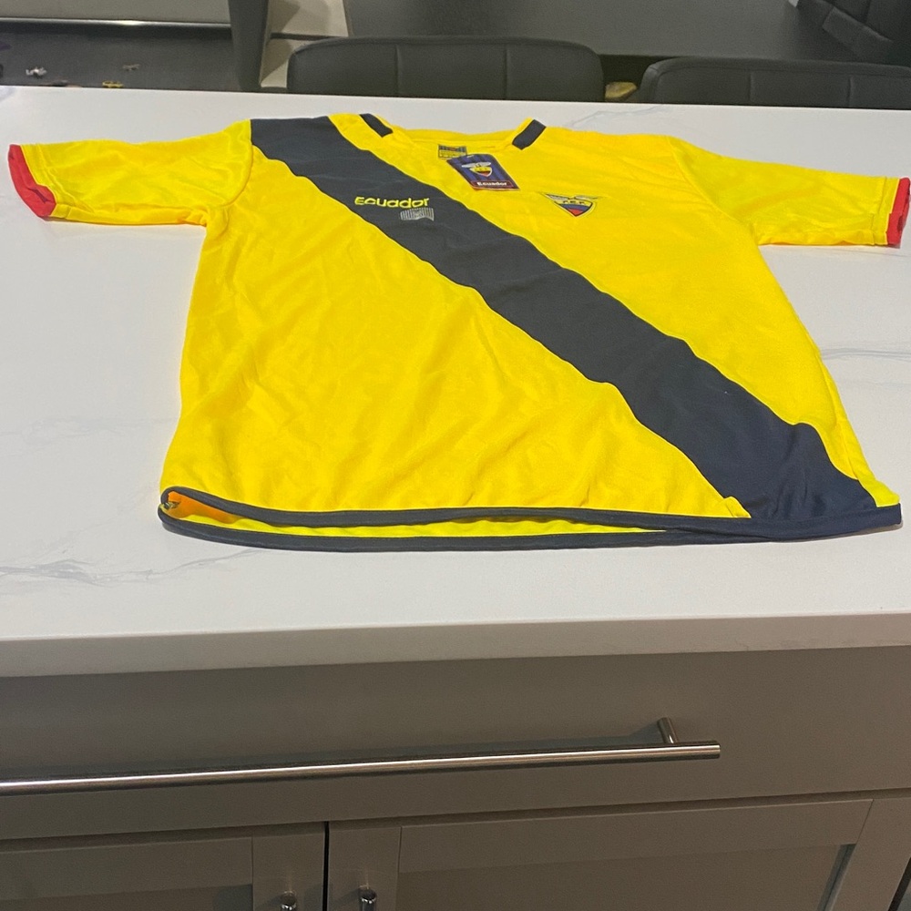 Ecuador Yellow Soccer Jersey Tee